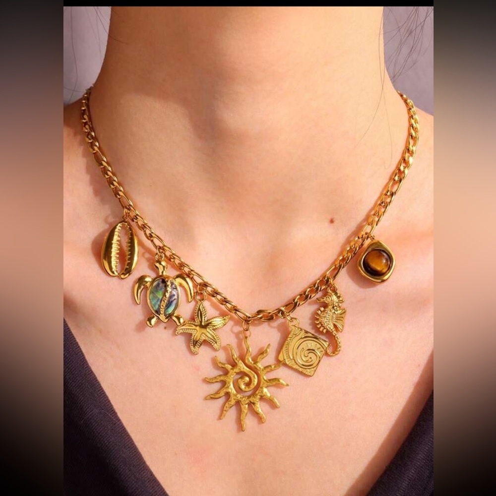 Trends Vintage Elegant 18K Gold Plated solid hard to break